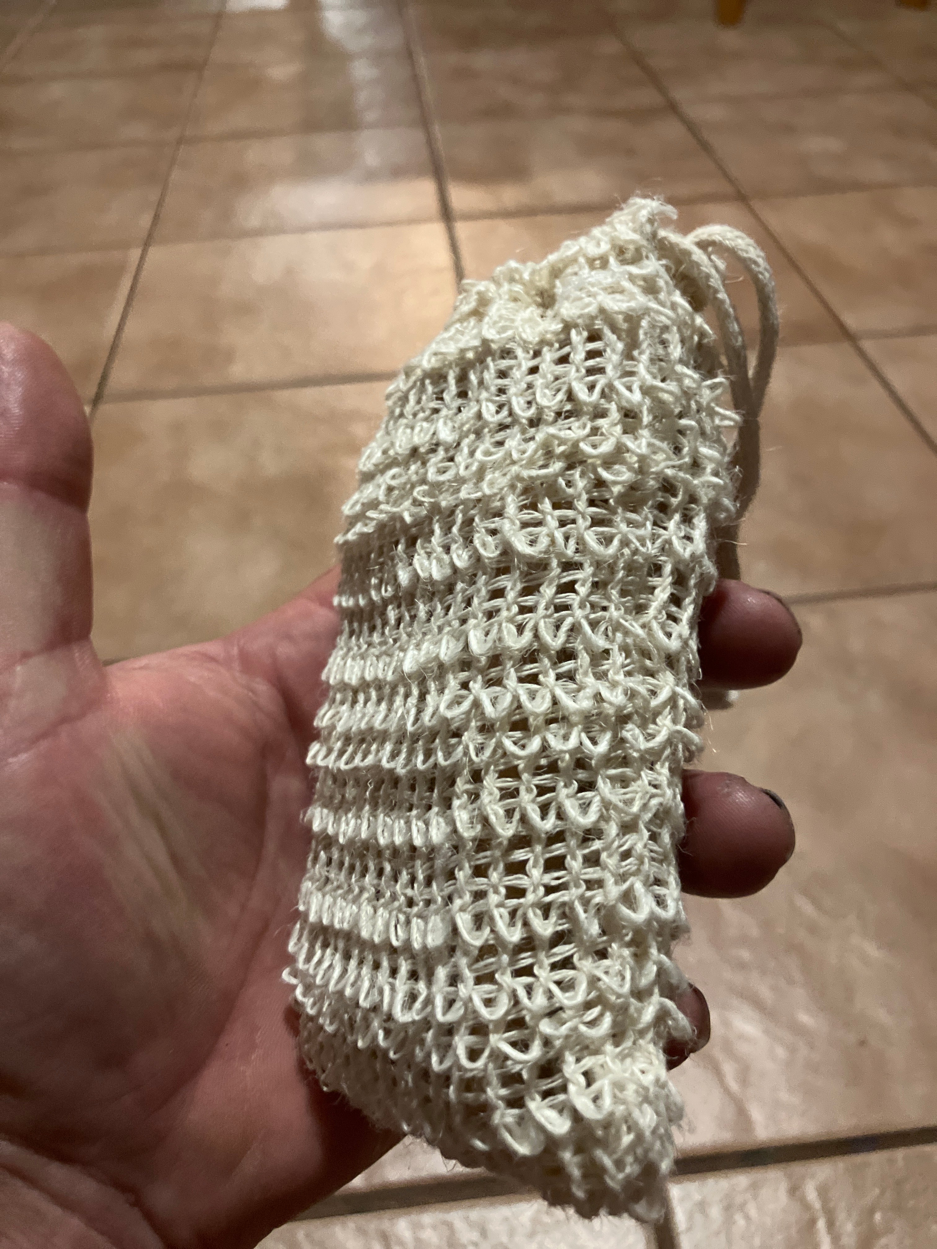 Soap saver bag and off cuts